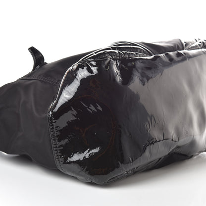 Burberry Nylon Patent Tote Black 8 of 9