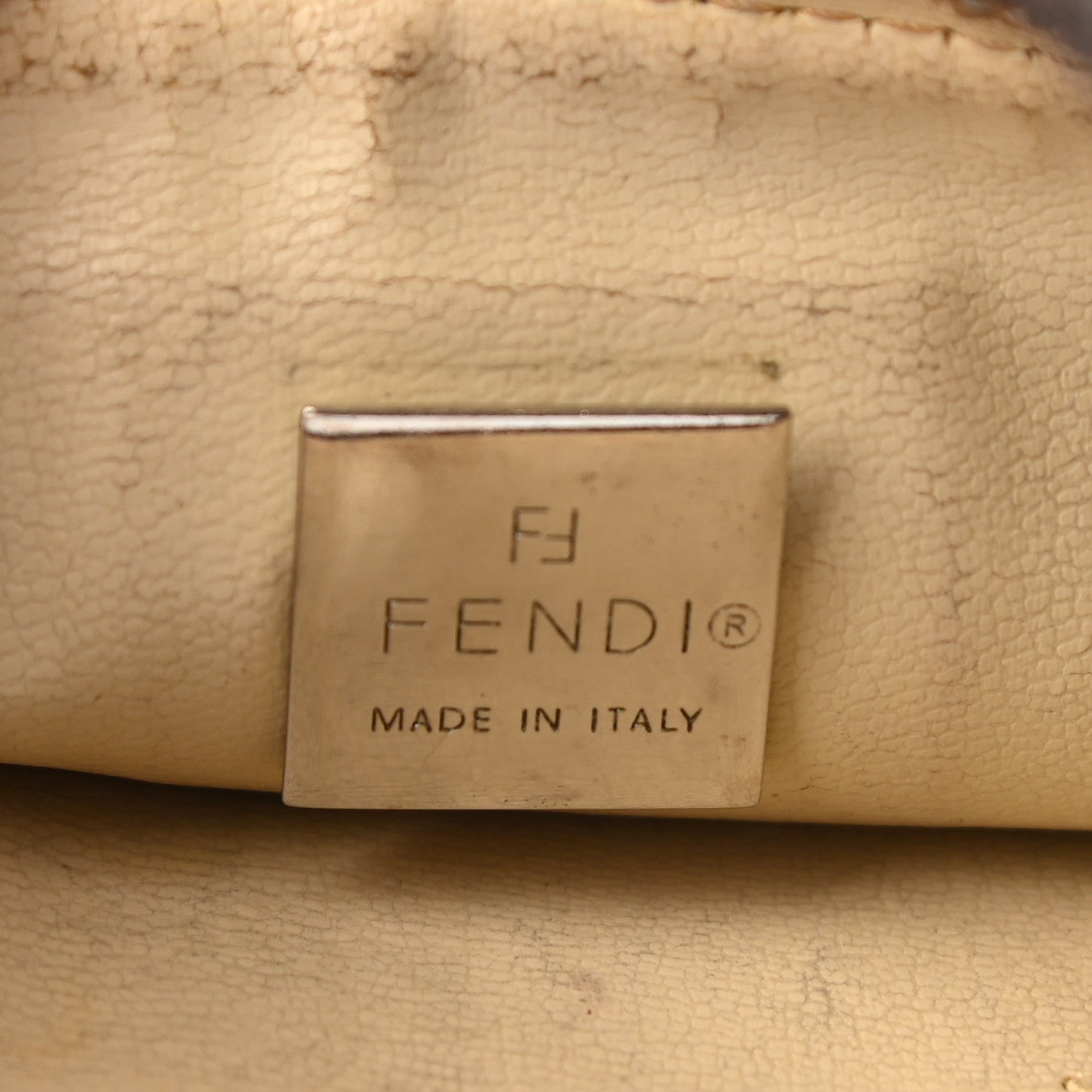 Fendi Zucchino Pochette Dark Brown 5 of 15