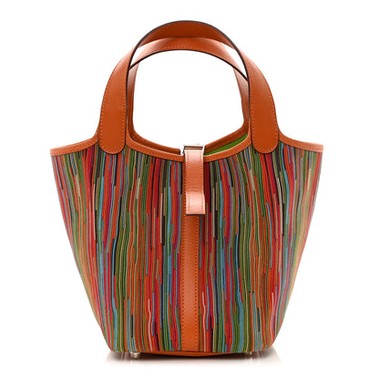 Hermes Box Vibrato Picotin 18 PM Potiron Vert Anis 1 of 14