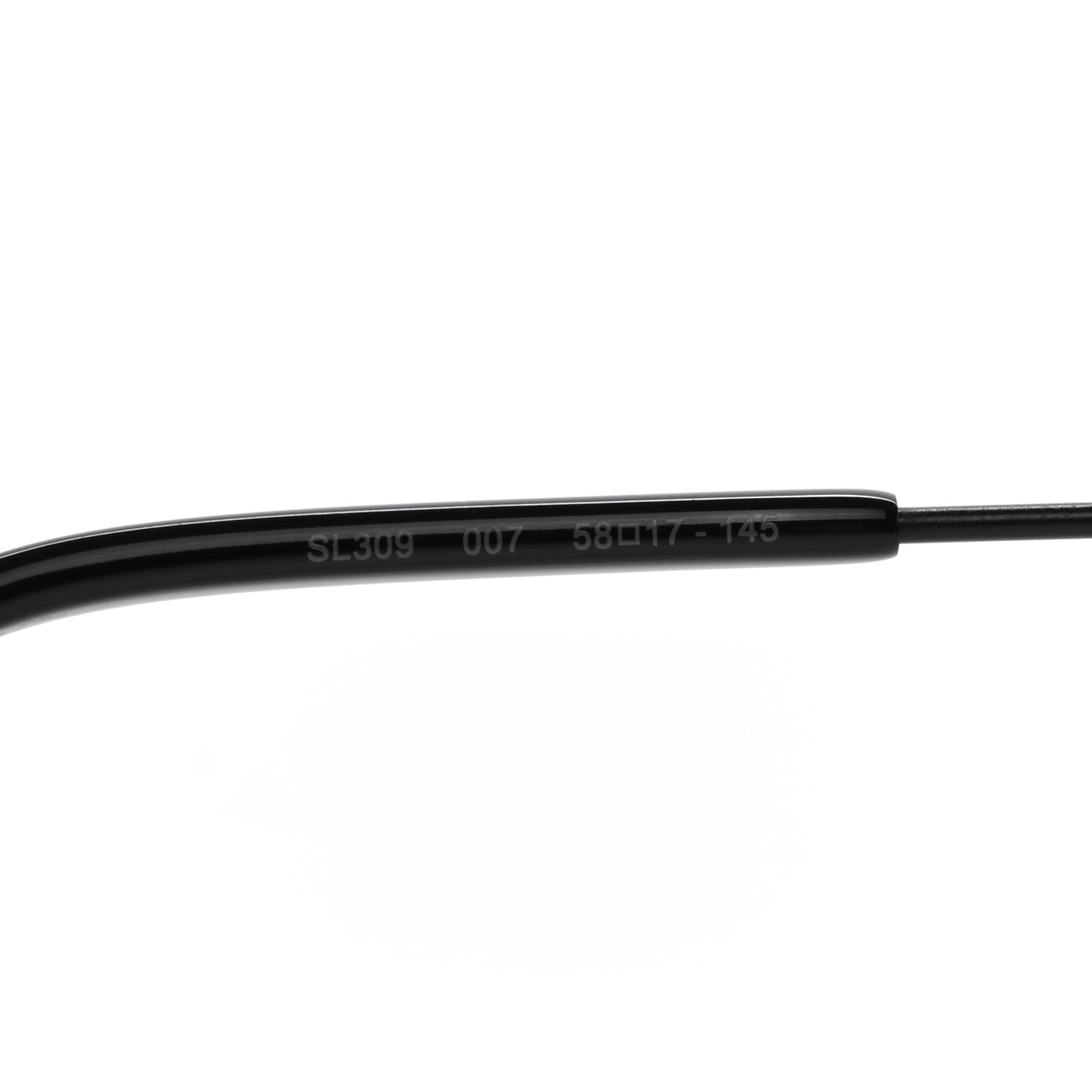 Acetate Metal Aviator SL309 Sunglasses Black