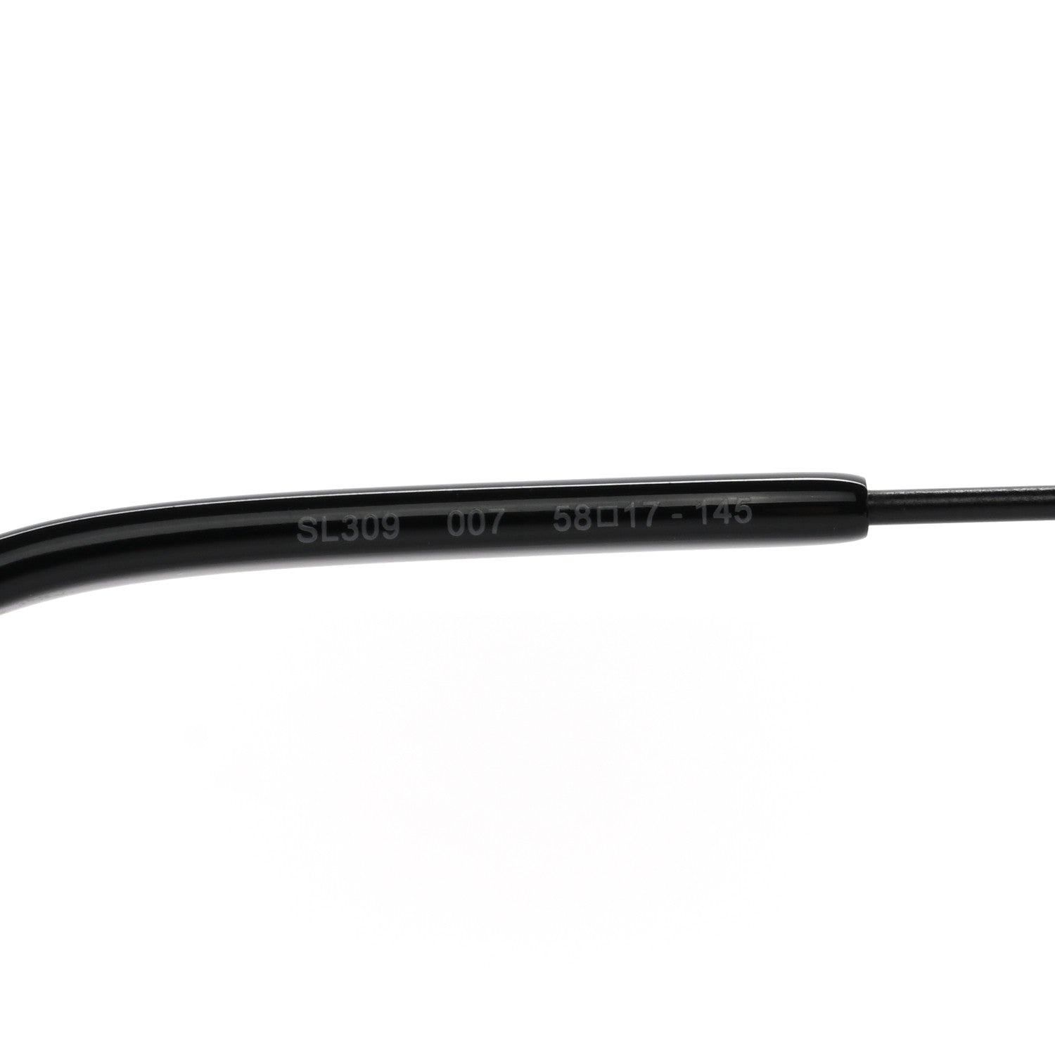 Saint Laurent Acetate Metal Aviator SL309 Sunglasses Black 5 of 7