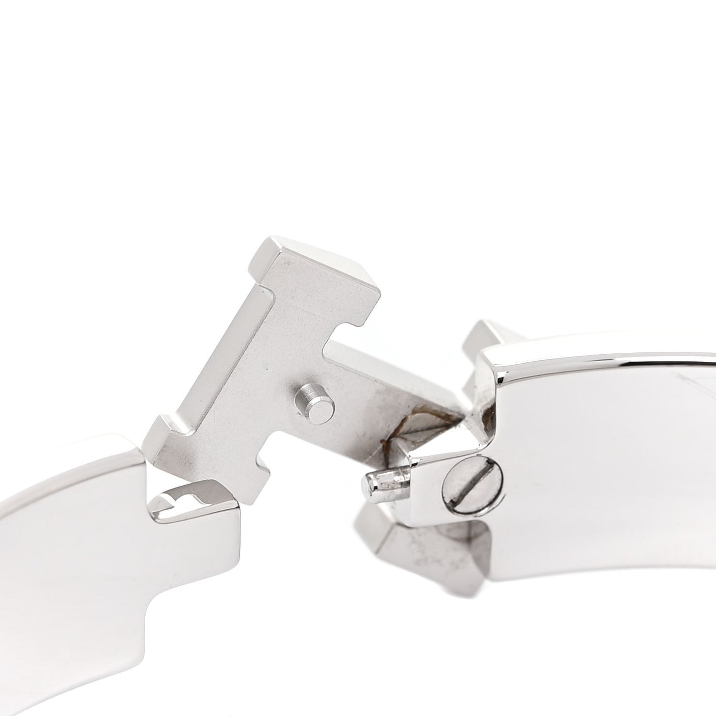 Enamel Narrow Clic Clac H Bracelet PM Sugar Pink
