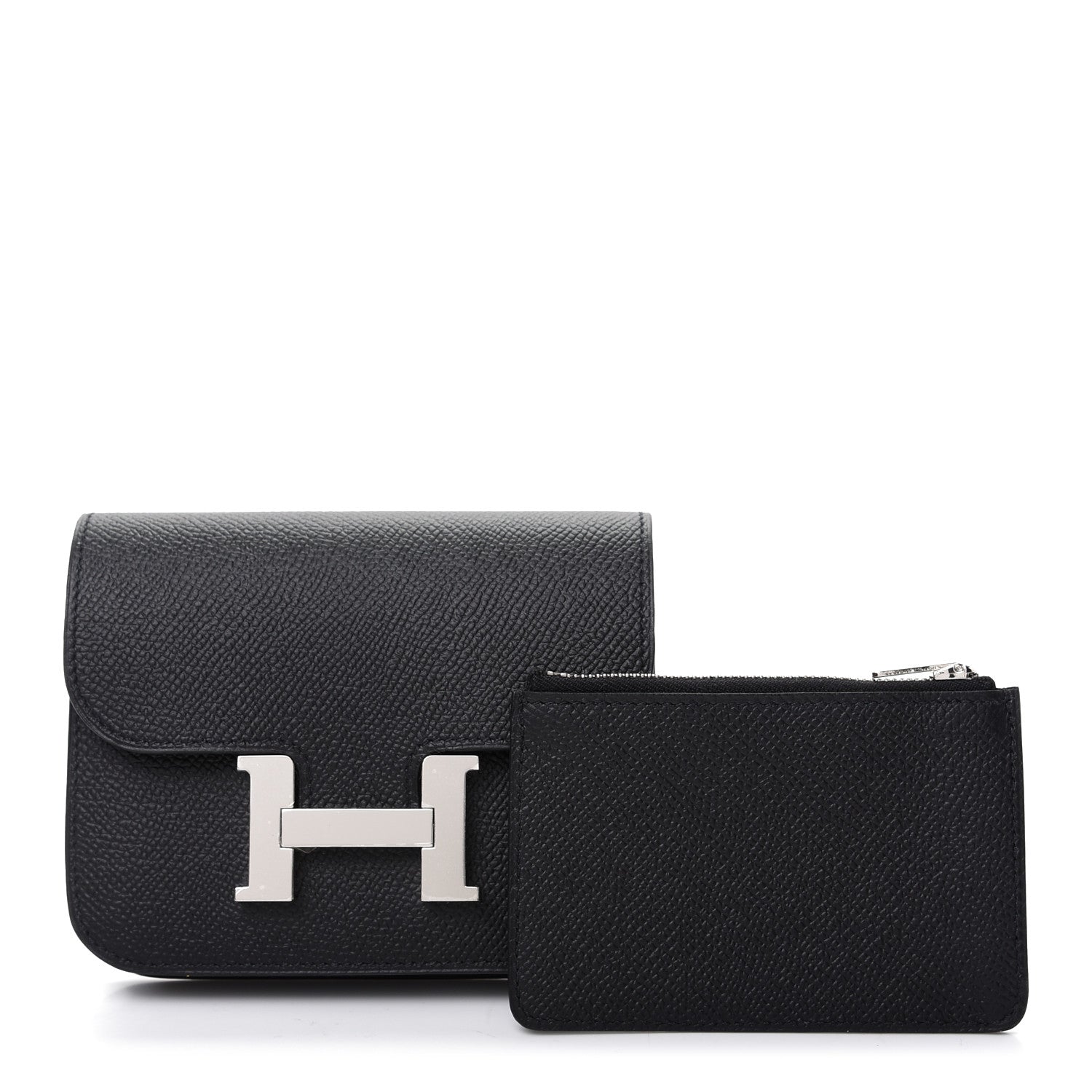 Hermes Epsom Constance Slim Wallet Black 1 of 8