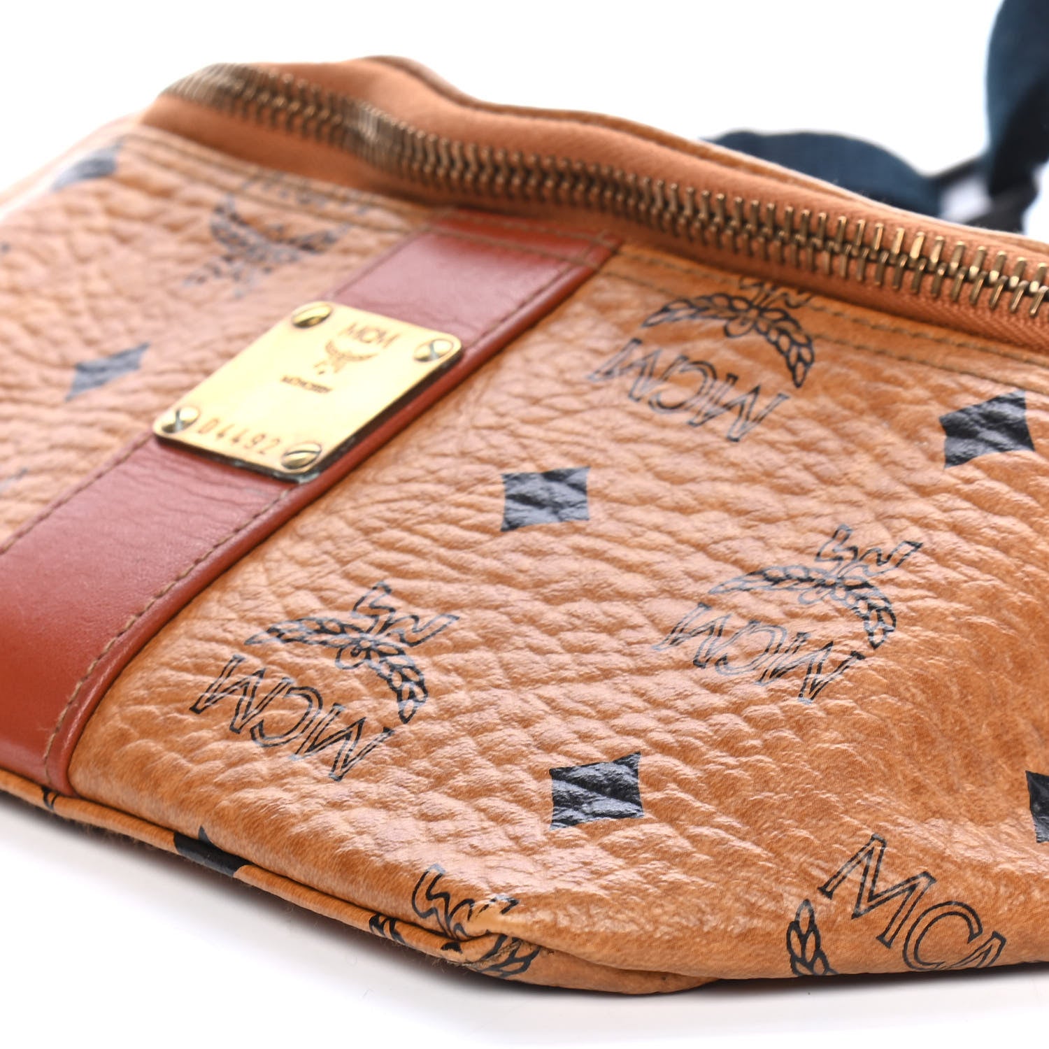 MCM Visetos Belt Bag Cognac 9 of 9