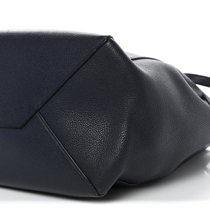 Celine Soft Grained Calfskin Small Belt Cabas Phantom Navy 9 of 10