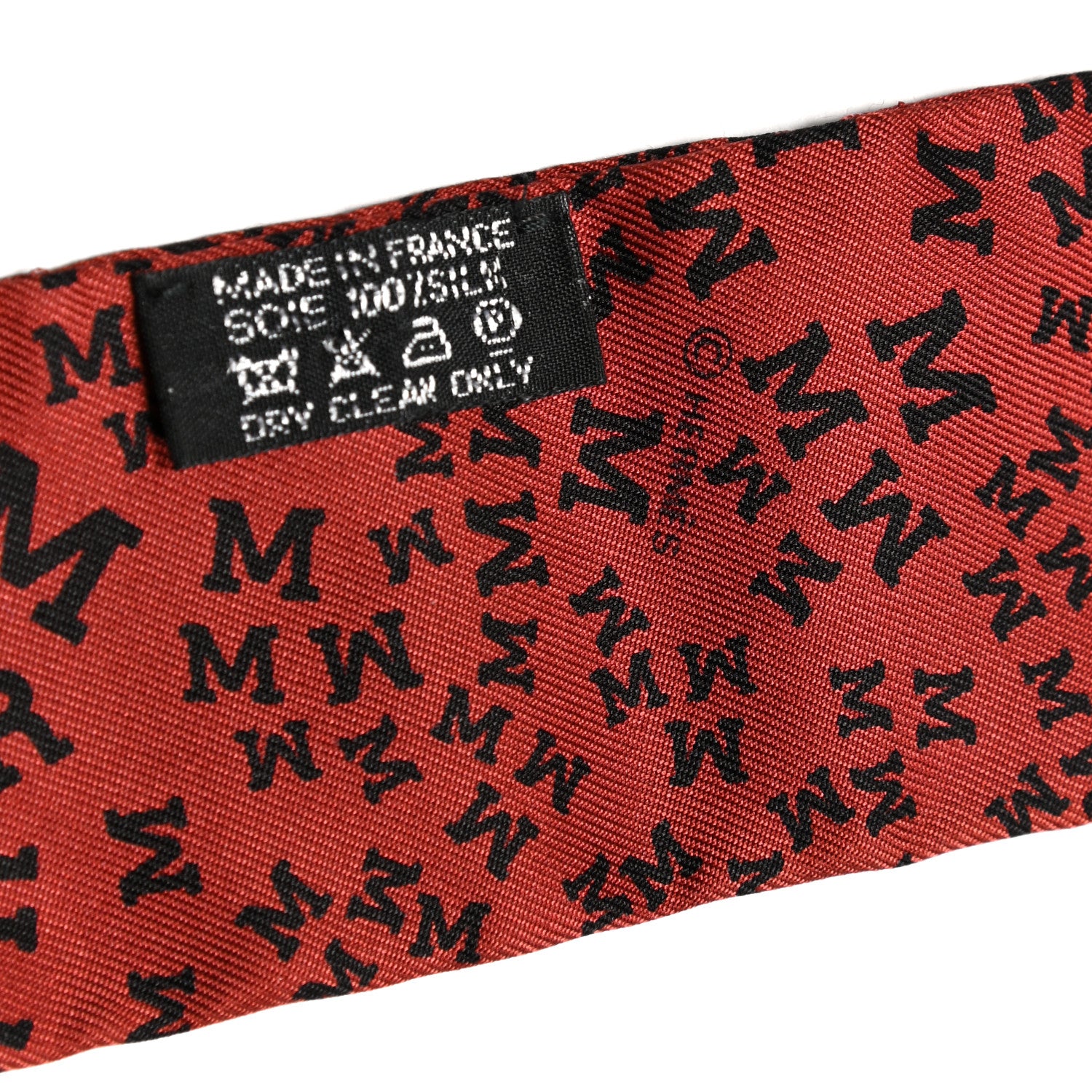 Hermes Silk Scattered Letters Twilly 3 of 4