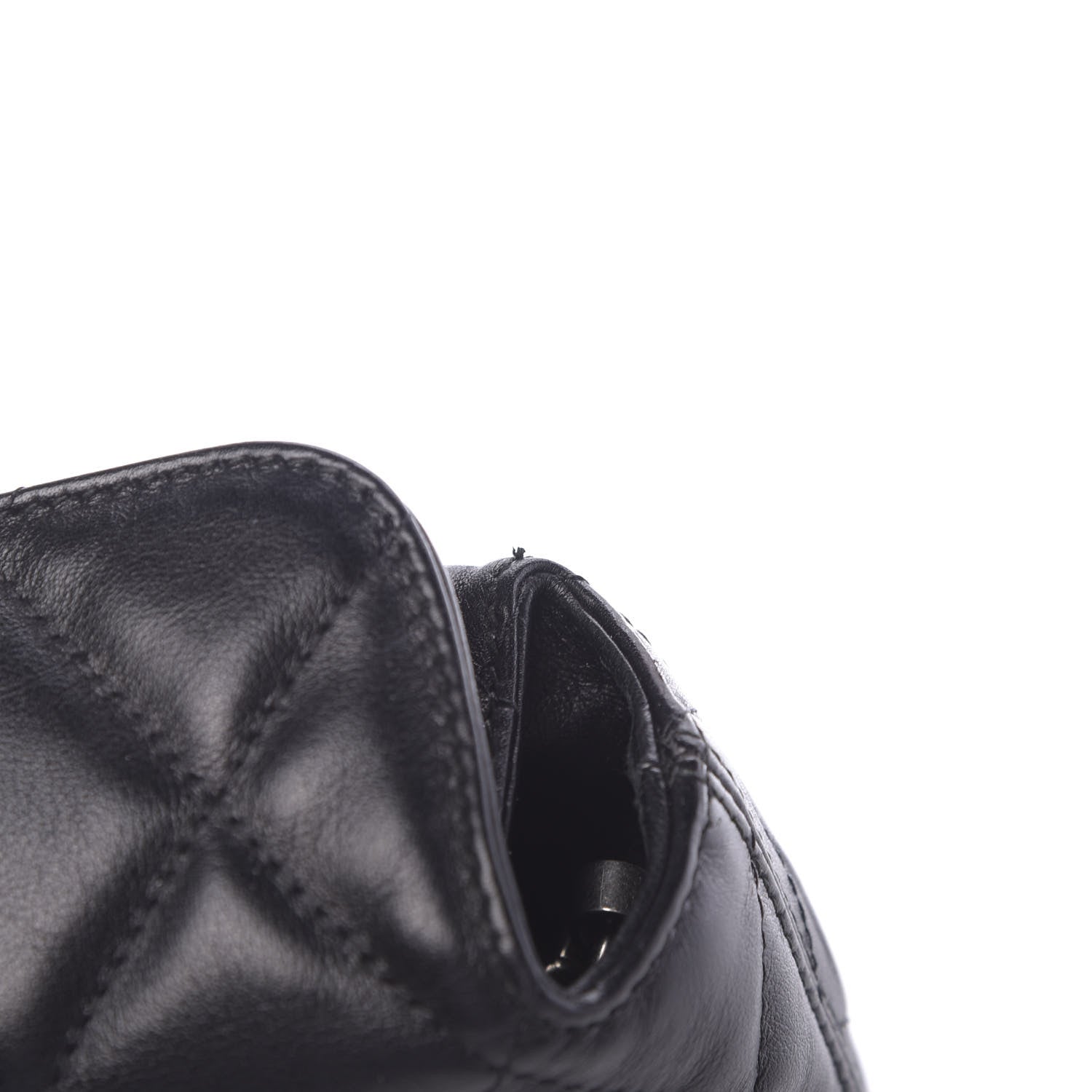 Balenciaga Calfskin Quilted Touch B Square Shoulder Bag Black 8 of 11