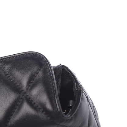 Balenciaga Calfskin Quilted Touch B Square Shoulder Bag Black 8 of 11