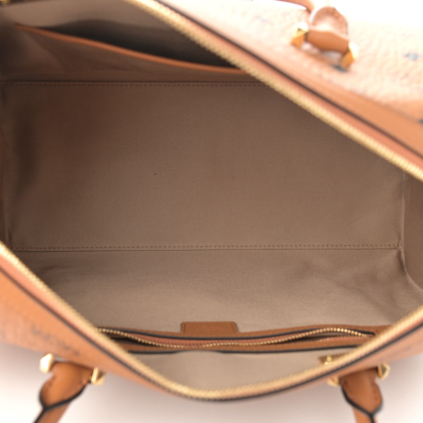 Visetos Medium Boston Bag Cognac