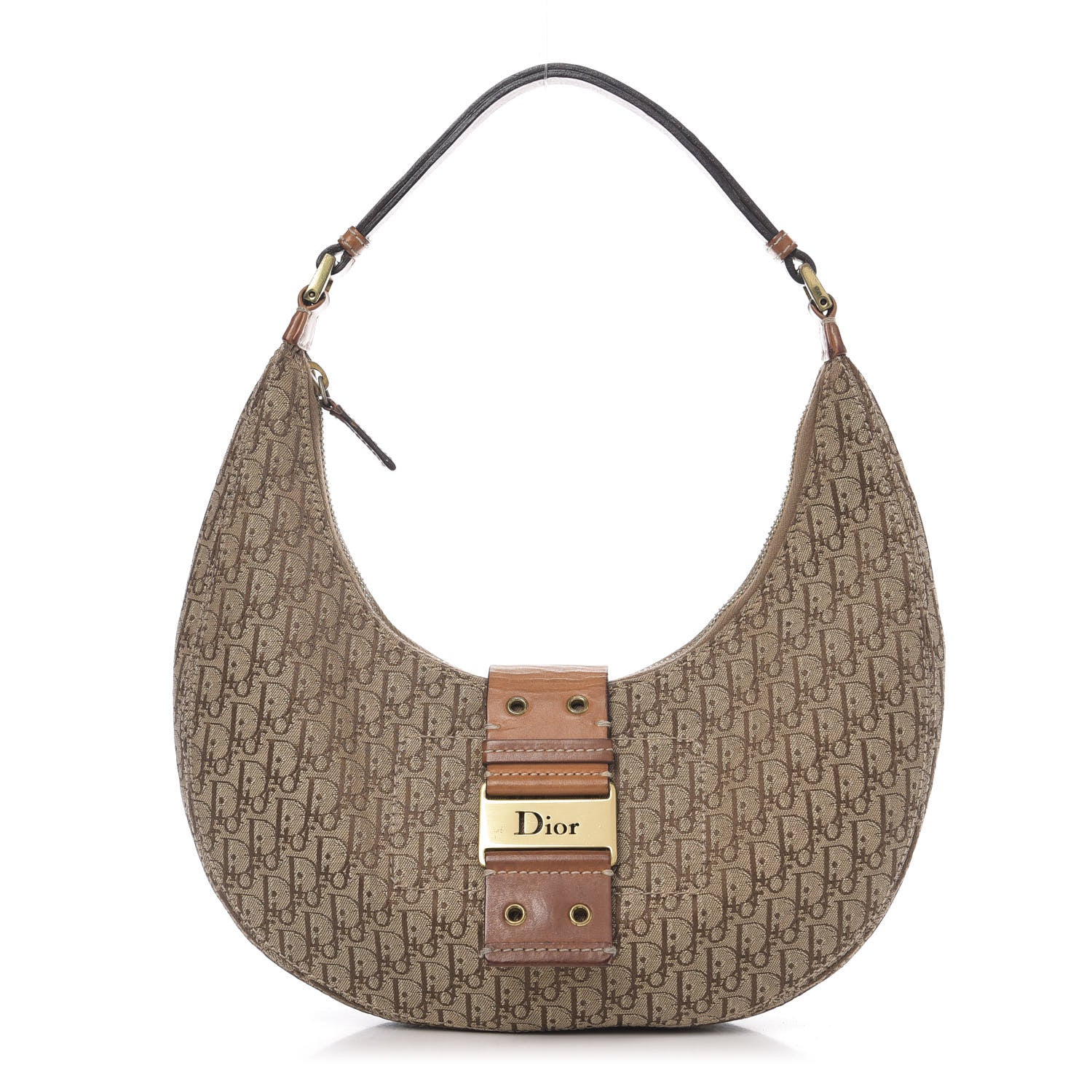 Christian Dior Monogram Street Chic Hobo Beige 1 of 9