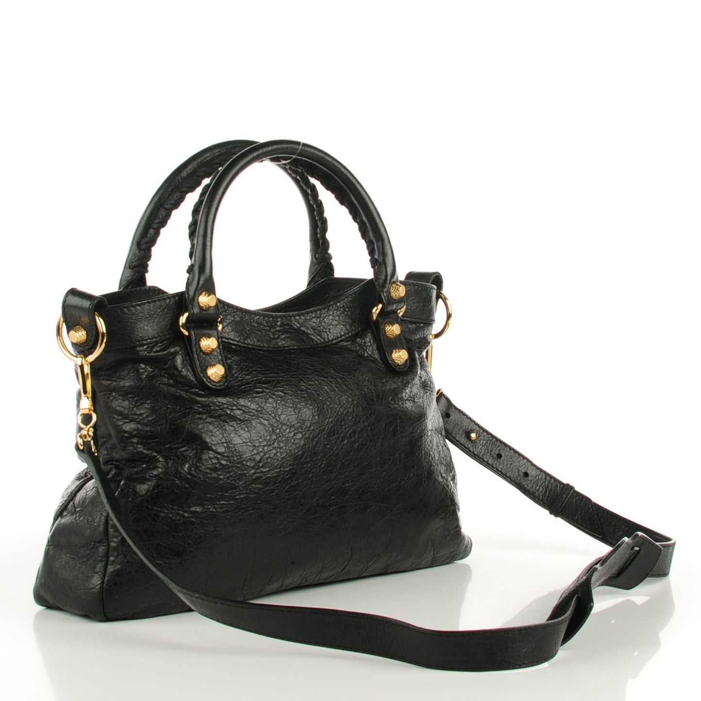 Agneau Giant 12 Gold Hardware Town Black