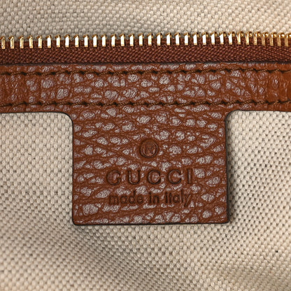 Gucci New Denim GG Monogram Medium Ophidia Shopping Tote Blue Tea Cuir 6 of 9