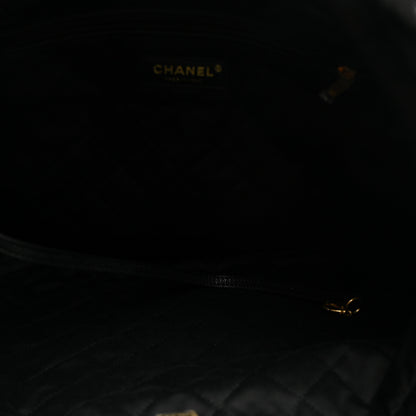 Chanel Shiny Caviar Quilted Monochrome Chanel 22 Black 6 of 11