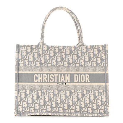 Christian Dior Oblique Medium Book Tote Grey 1 of 14