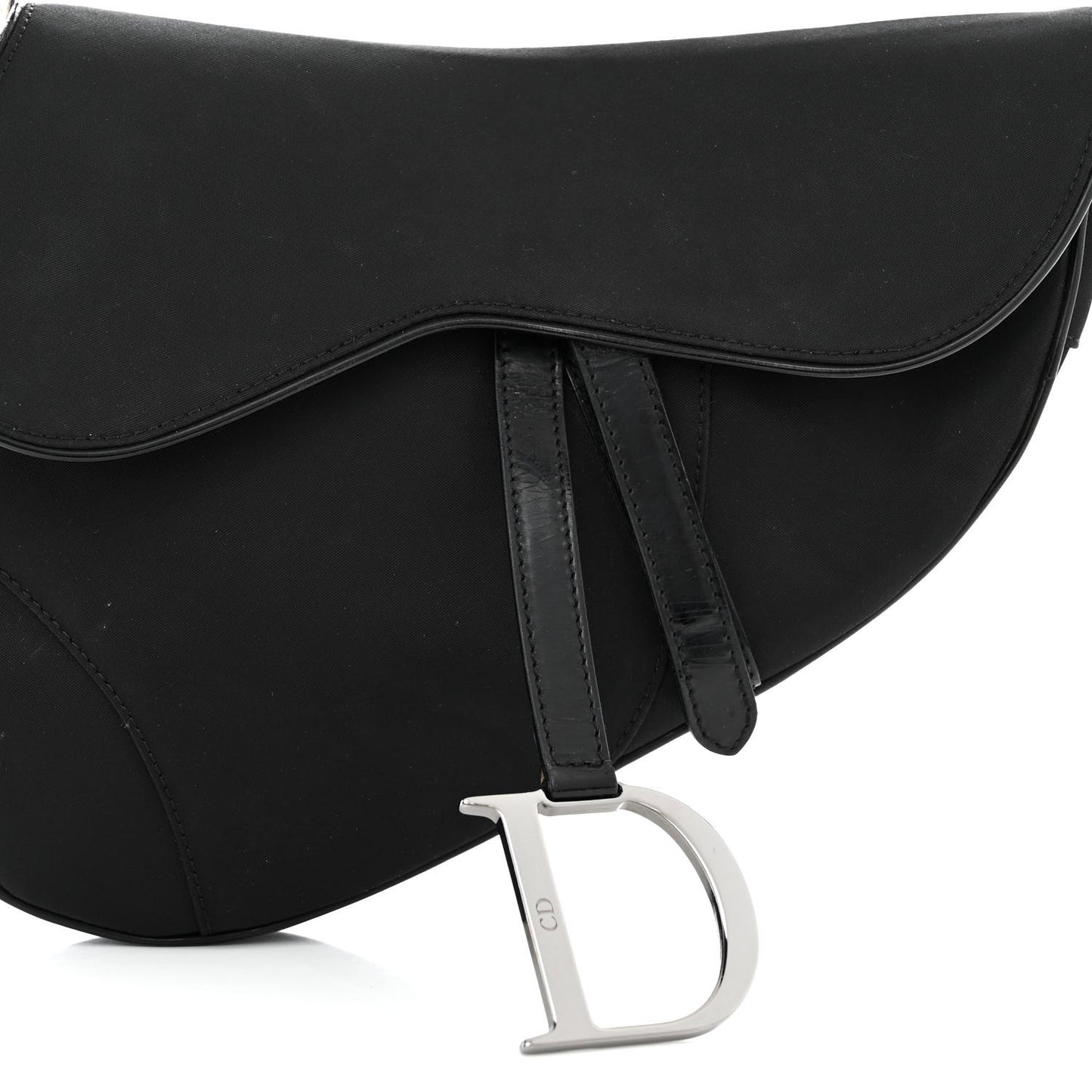 Nylon Saddle bag Black