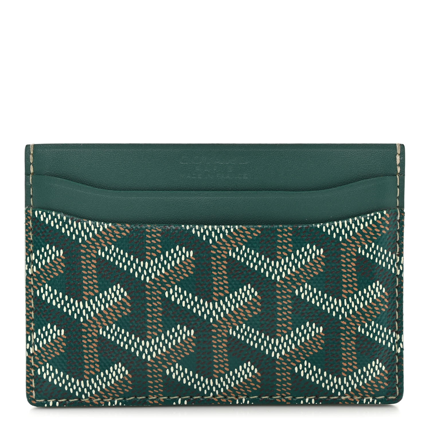 Goyard Goyardine Saint Sulpice Card Holder Green 1 of 7