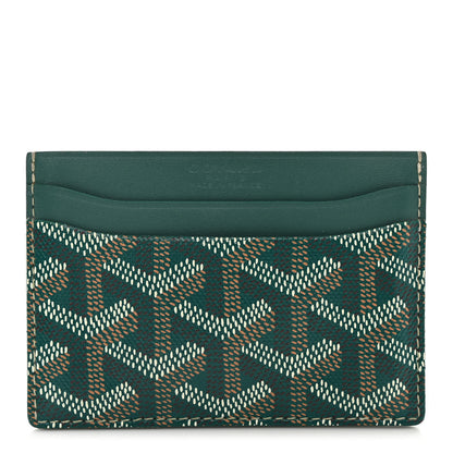 Goyard Goyardine Saint Sulpice Card Holder Green 1 of 7