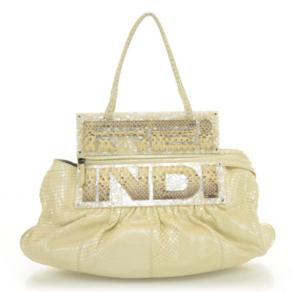 Fendi Python To You Convertible Clutch 1 of 7