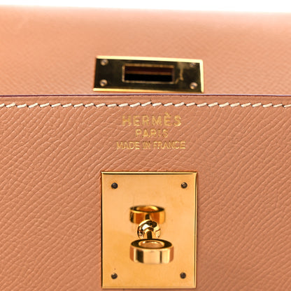 Hermes Courchevel Kelly Sellier 35 Naturelle 5 of 12