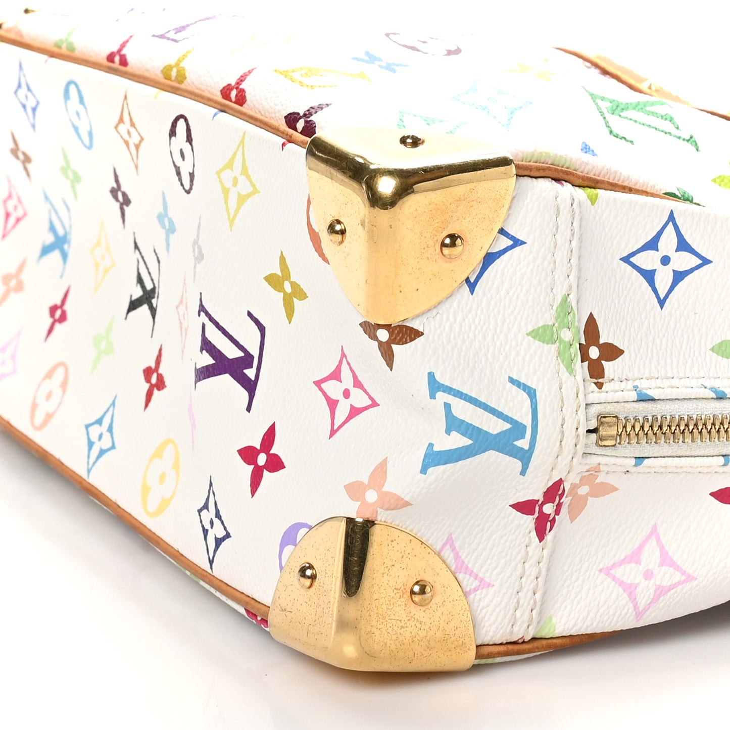 Monogram Multicolor Trouville White