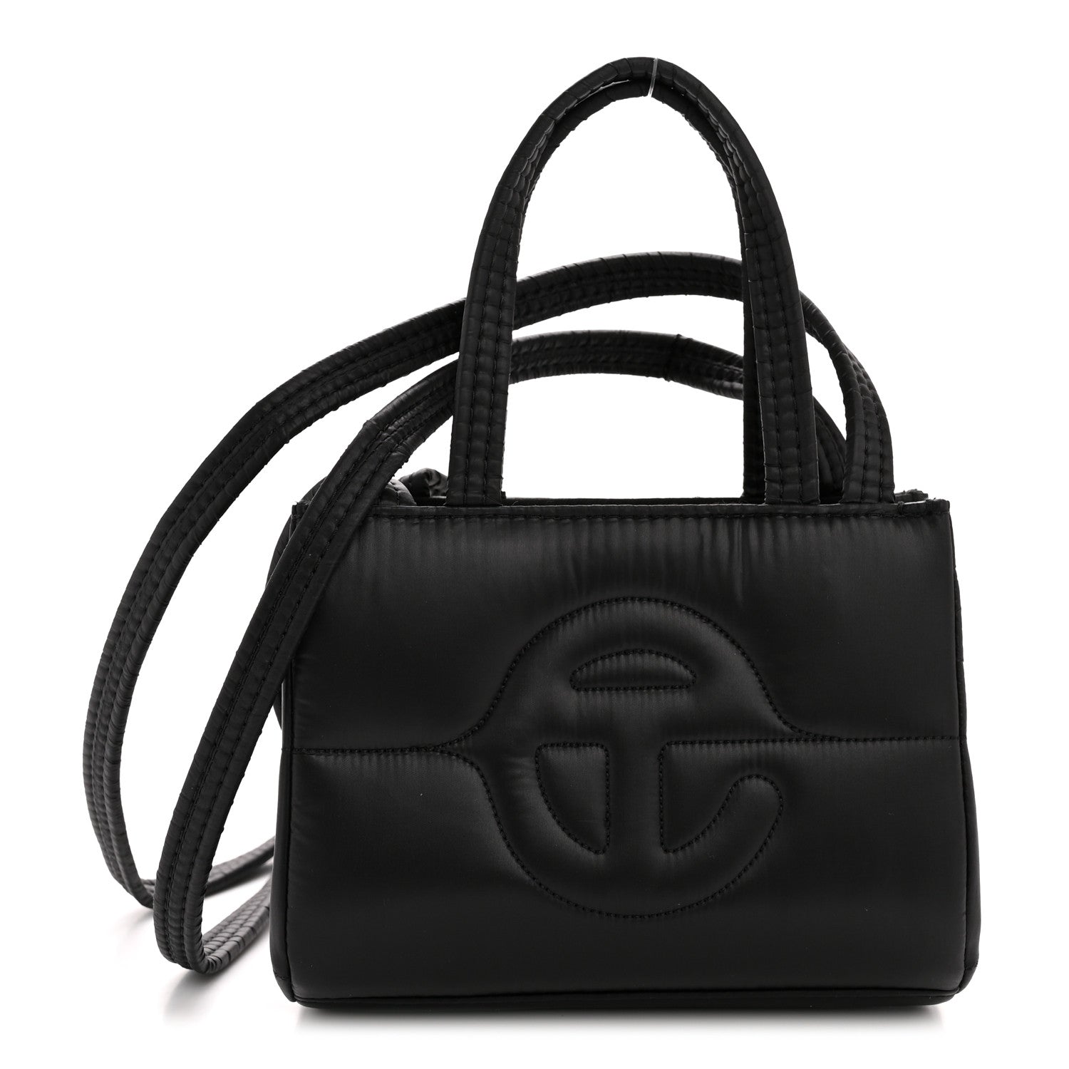 Telfar Nylon Small Puff Shopping Bag Black 1 of 12