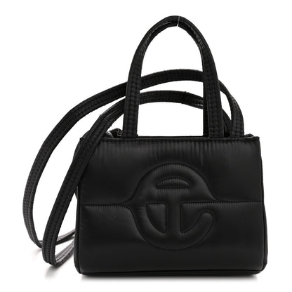 Telfar Nylon Small Puff Shopping Bag Black 1 of 12
