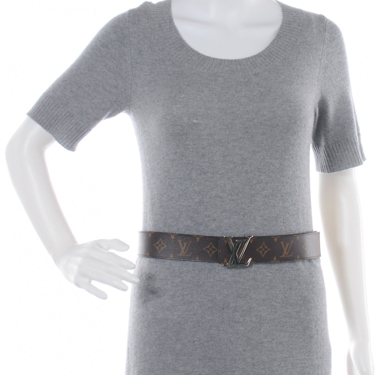 Louis Vuitton Monogram LV Initiales Belt 85 34 2 of 5