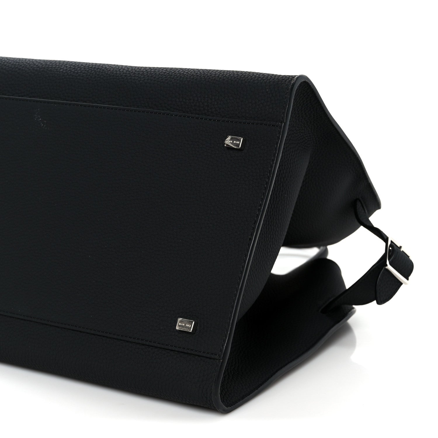 The Row Matte Grained Calfskin Soft Margaux 15 Black 9 of 10