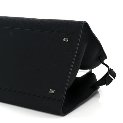 The Row Matte Grained Calfskin Soft Margaux 15 Black 9 of 10