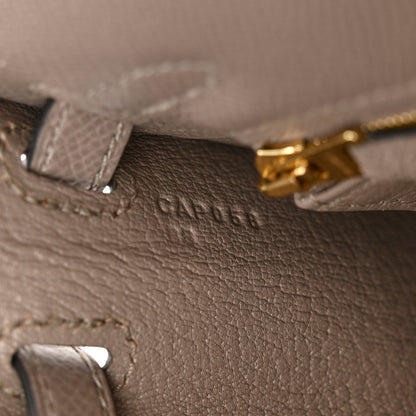 Hermes Epsom Kelly Sellier 25 Gris Asphalte 7 of 13