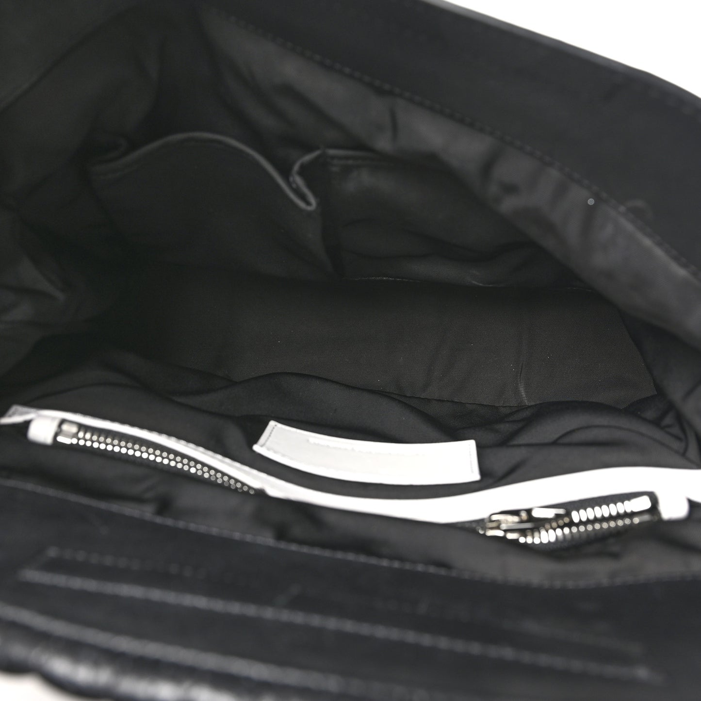 Perforated Calfskin Large Sneaker Sling Black Airforce