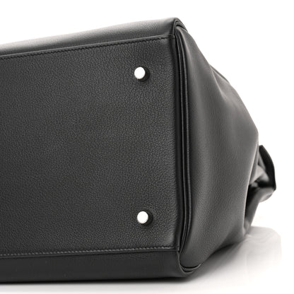 Hermes Taurillon Novillo Voyage Kelly 50 Black 9 of 9