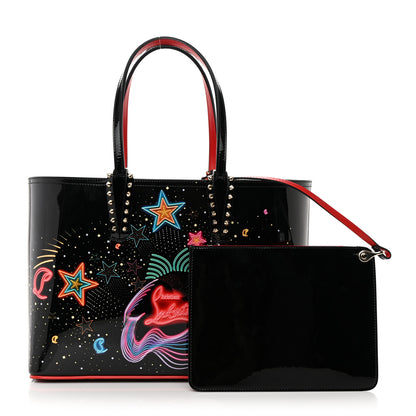 Christian Louboutin Patent Calfskin Small Starlight Cabata Tote Multicolor 1 of 13