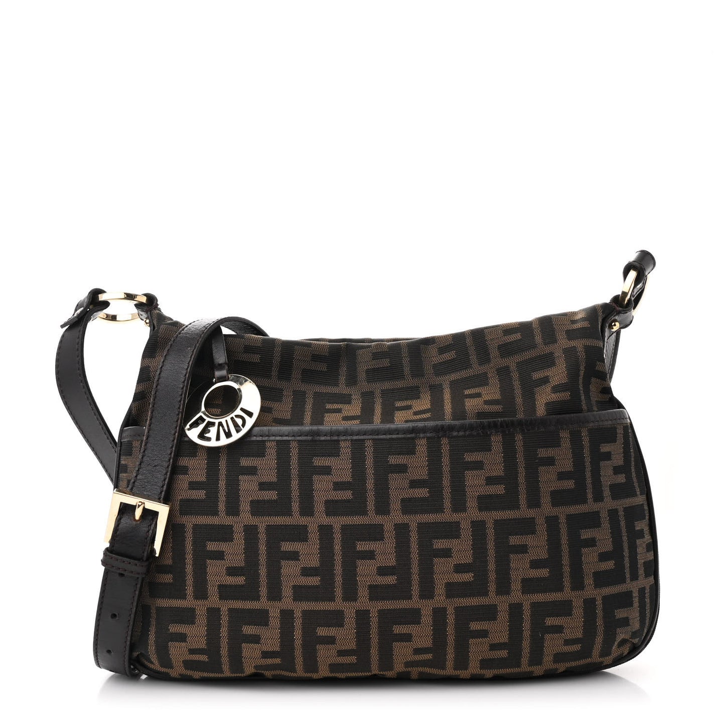 Zucca Cuoio Lucido Chef Crossbody Bag Tobacco Moro