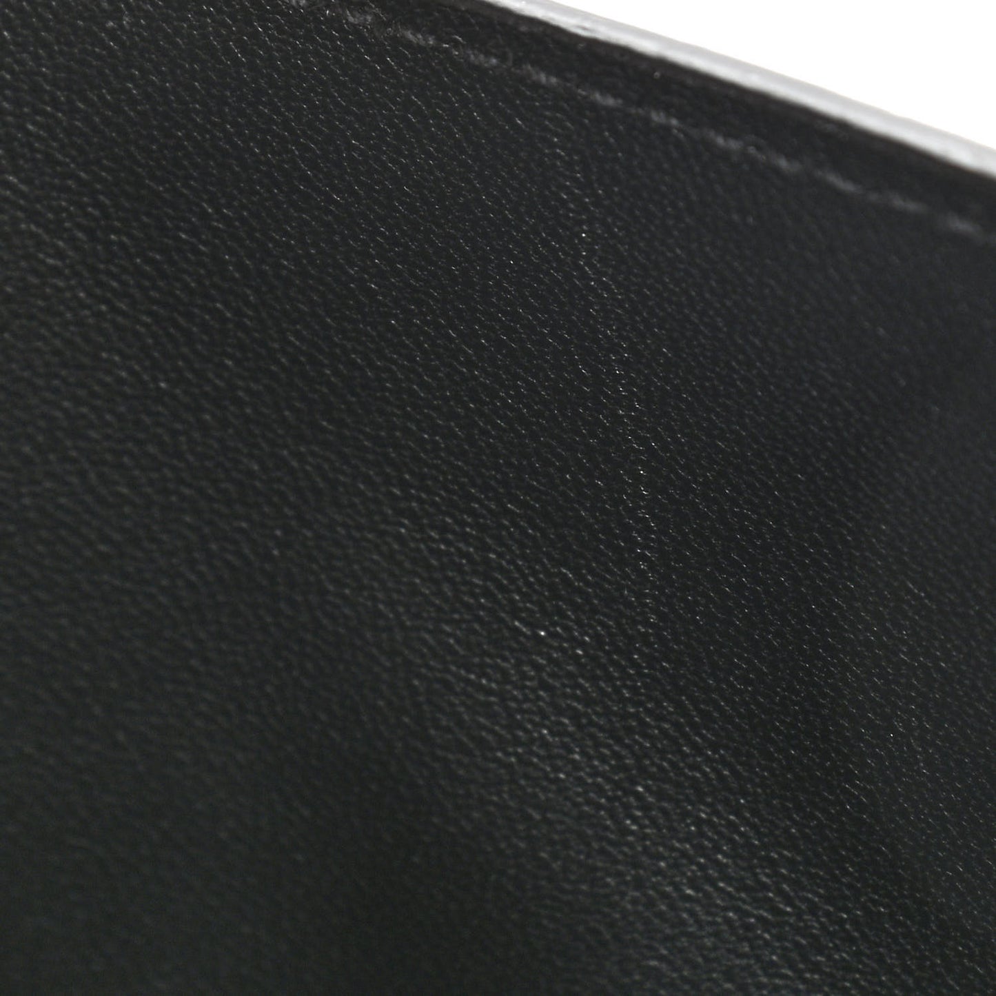 Shiny Calfskin Crocodile Embossed Small Hourglass Top Handle Bag Black