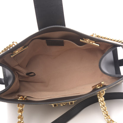 Gucci GG Supreme Monogram Bees Small Padlock Tote Beige Oro Black 5 of 10