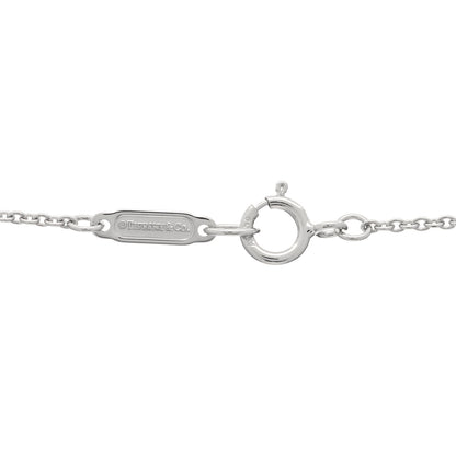 Tiffany 18K White Rose Gold Diamond 1837 Triple Interlocking Circles Pendant Necklace 3 of 3