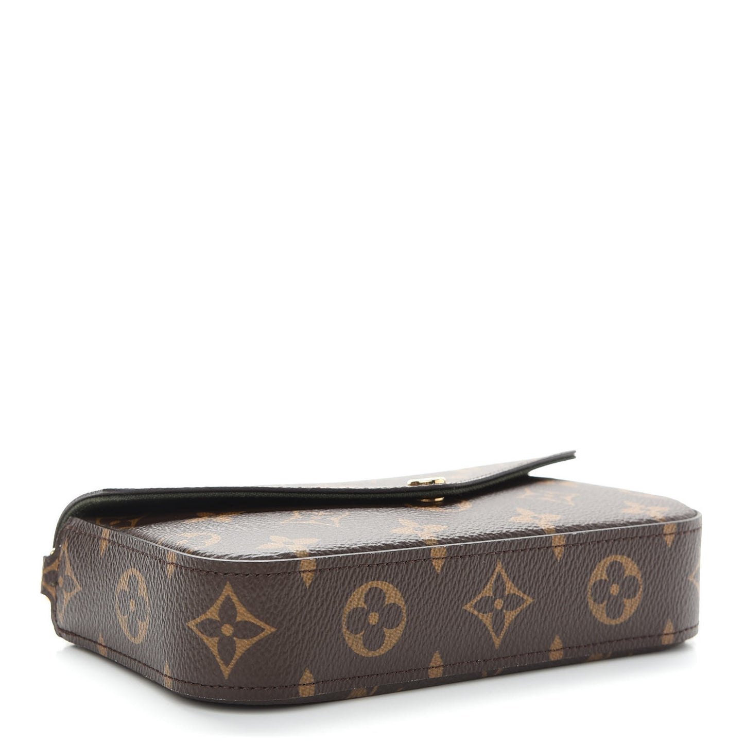 Monogram Felicie Strap & Go Kaki