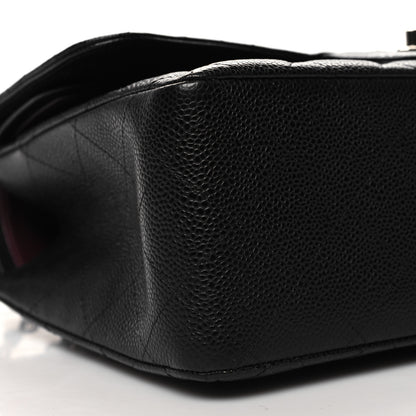 Chanel Caviar Quilted Jumbo Double Flap Black 9 of 12