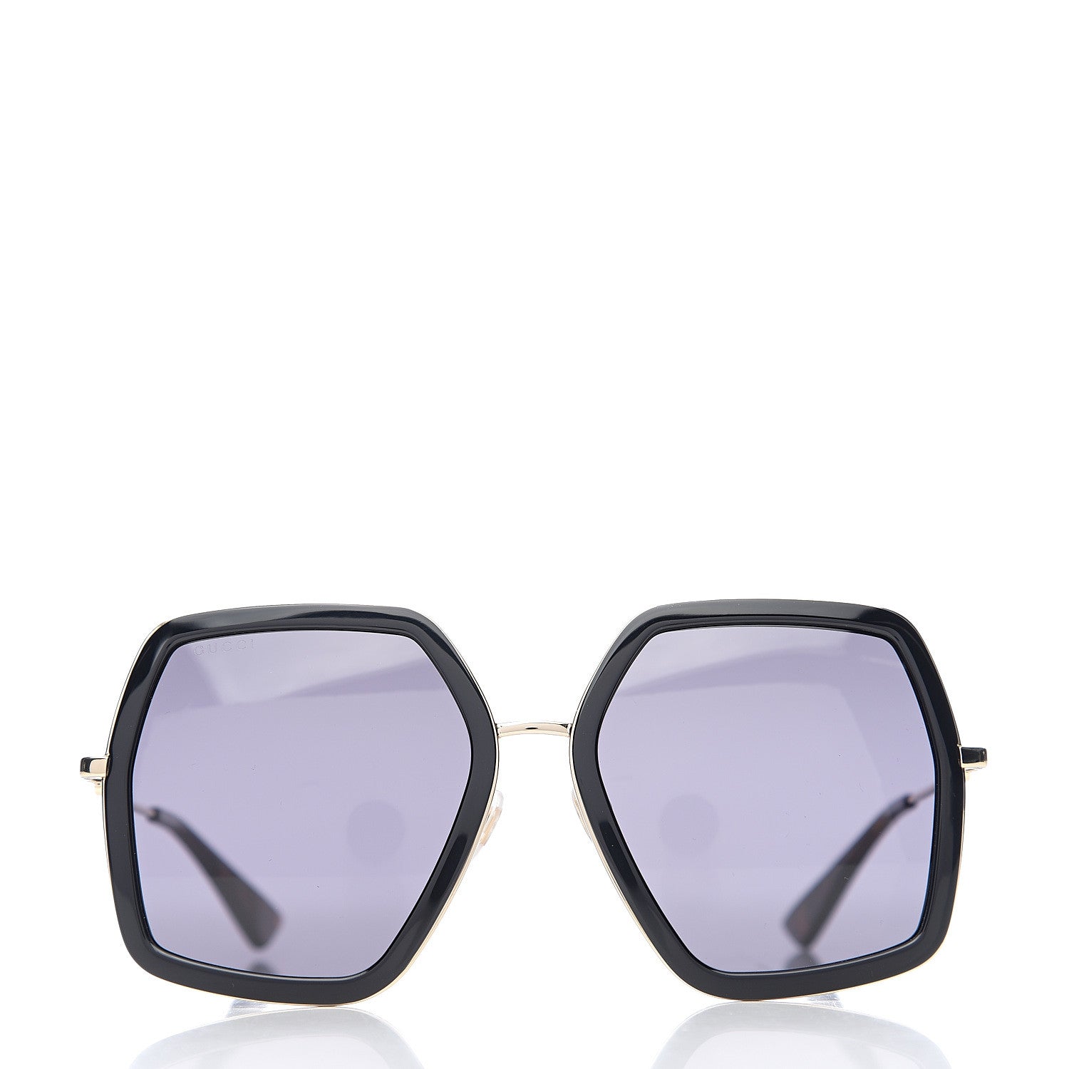 Gucci Acetate Oversize Square Frame GG0106S Sunglasses Black 2 of 8