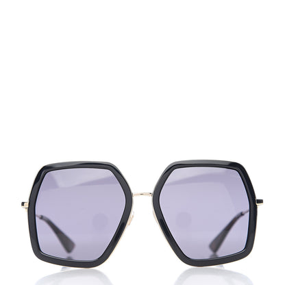 Gucci Acetate Oversize Square Frame GG0106S Sunglasses Black 2 of 8