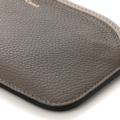 Chloe Grained Calfskin Purse Wallet Motty Grey 8 of 8