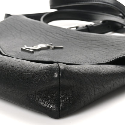 Saint Laurent Lambskin Cassandre Envelope Messenger Black 9 of 10