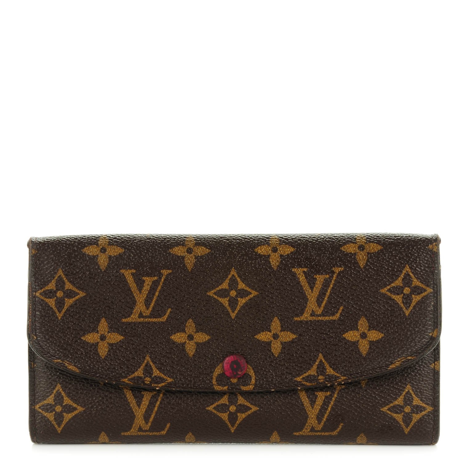 Louis Vuitton Monogram Emilie Wallet Fuchsia 1 of 9