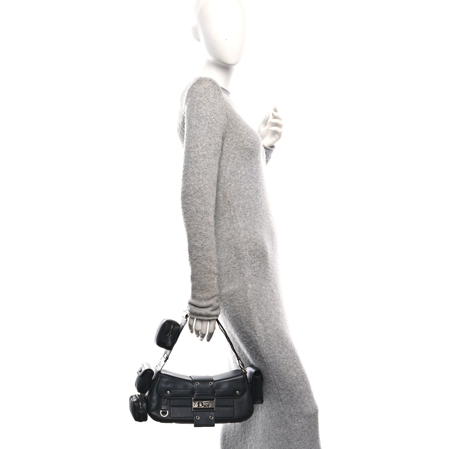 Christian Dior Street Chic Columbus Ave Shoulder Bag Black 2 of 11