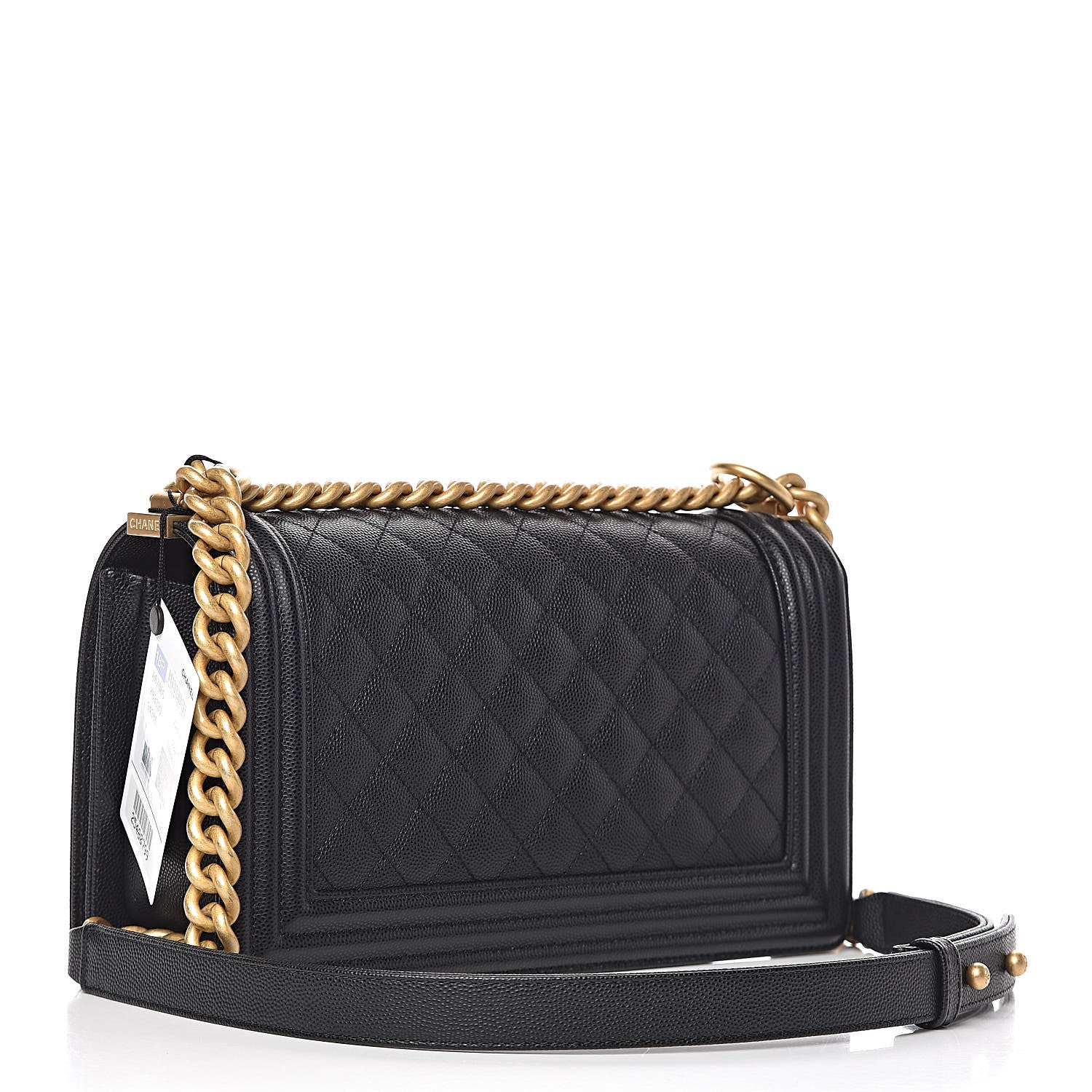 Chanel Caviar Quilted Medium Boy Flap Black 3 of 11