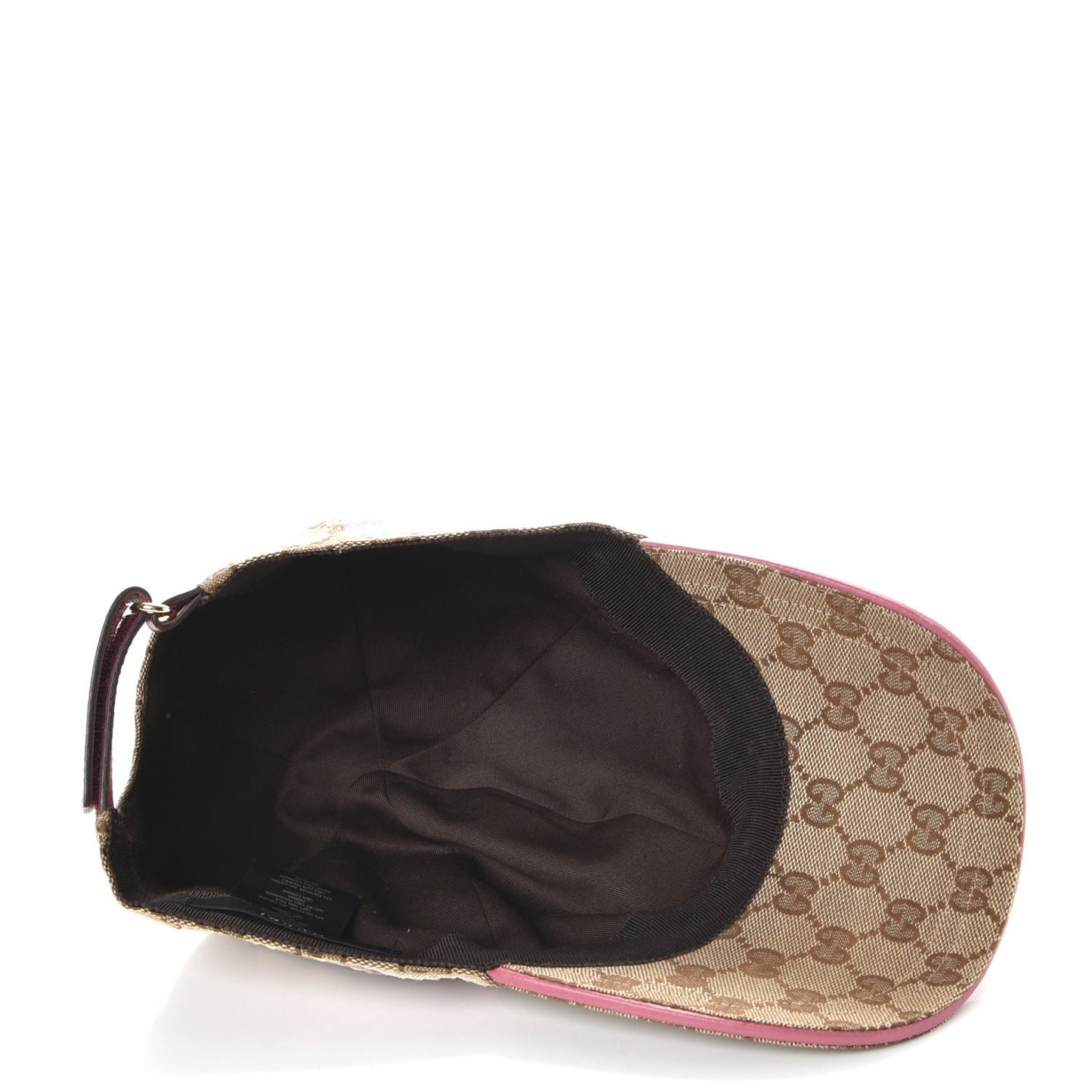 Monogram Web Baseball Hat L Pink