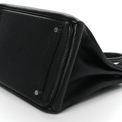 Hermes Taurillon Clemence Birkin 35 Black 10 of 10