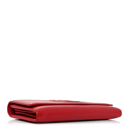 Gucci Pebbled Calfskin Large Soho Continental Wallet Red 4 of 8