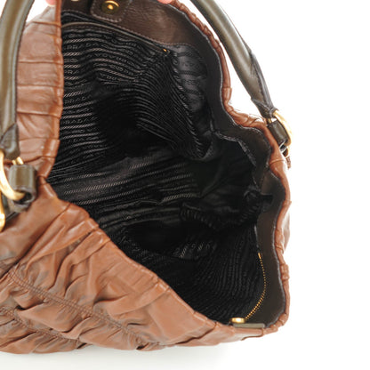 Prada Nappa Gaufre Hobo Noce 6 of 8
